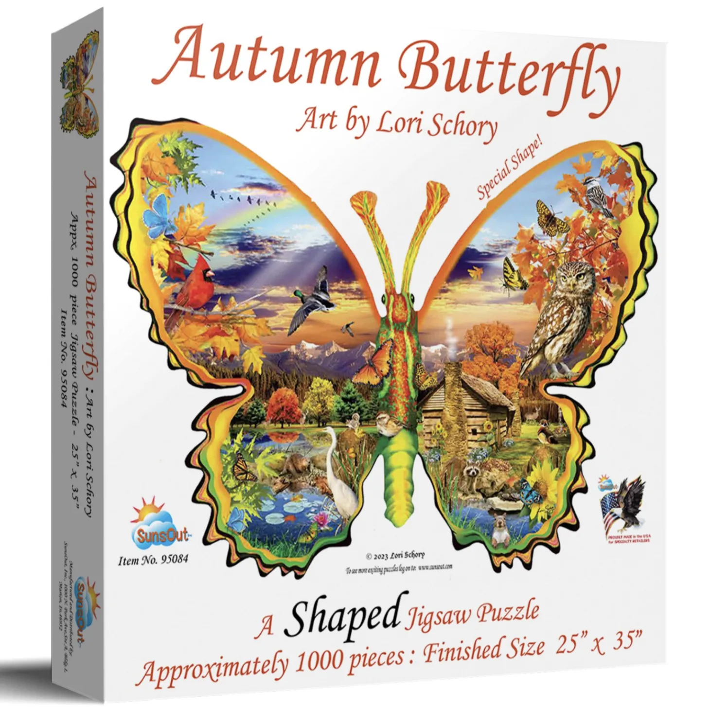 SUNSOUT Papillon d'automne - puzzle de 1000 pièces