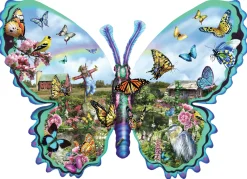 SUNSOUT Papillons Ferme - puzzle de 1000 pièces
