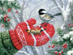 SUNSOUT Winter Encounter - puzzle de 300 XXL pièces