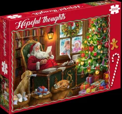 Tucker's Fun Factory Hopeful Thoughts - Puzzle de Noël - 1000 pièces